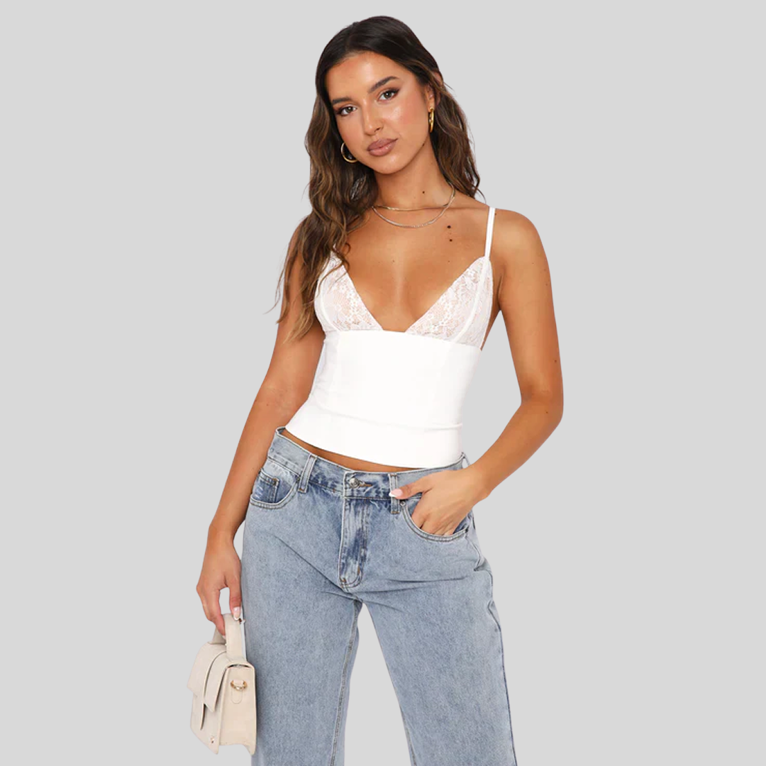 Elegantes Ärmelloses Top | Sommer