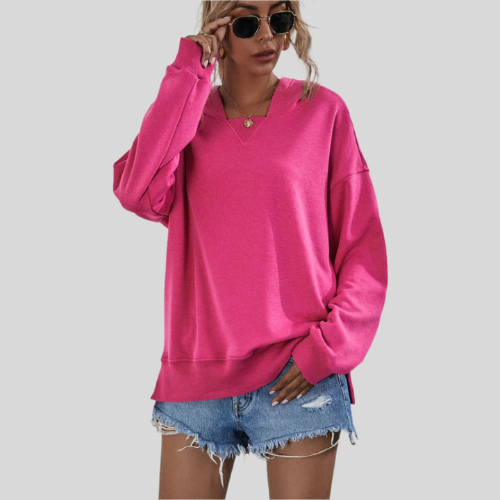 Liorah | Damen Gemütlicher Übergroßer Sweatshirt | Kapuze