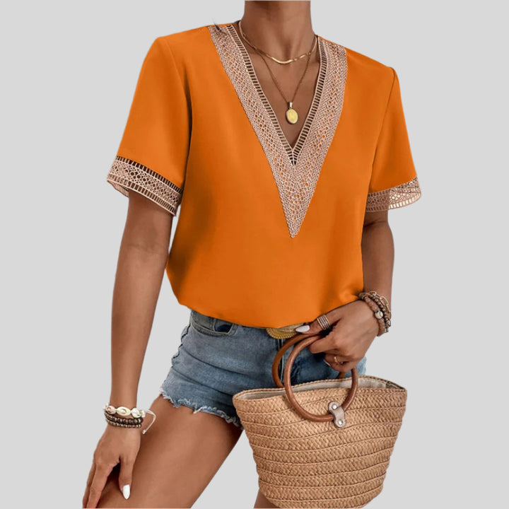 Baina | Damen Sommer Bluse | Atmungsaktiv