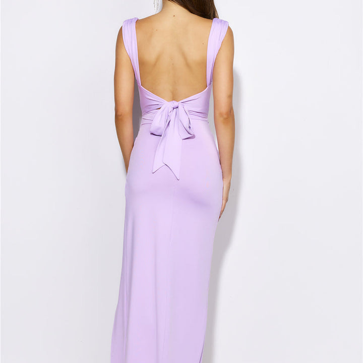Elegantes Maxikleid mit Schlitz | Sommer
