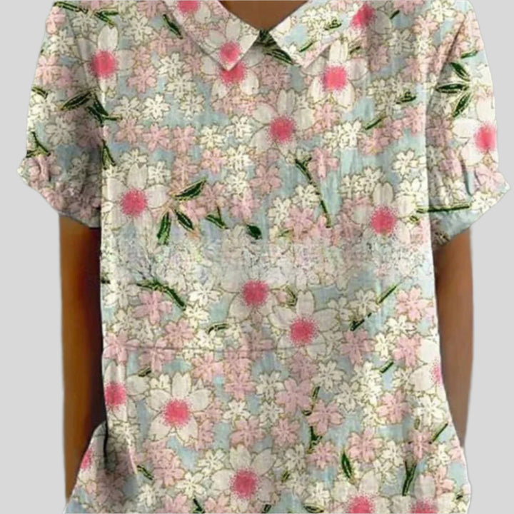 Elegante Blumen Bluse | Sommer