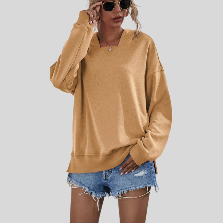 Liorah | Damen Gemütlicher Übergroßer Sweatshirt | Kapuze