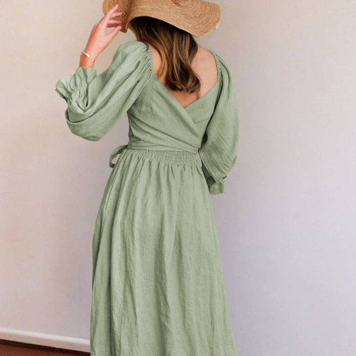 Naomi | Damen Elegant Sommerkleid | Midi