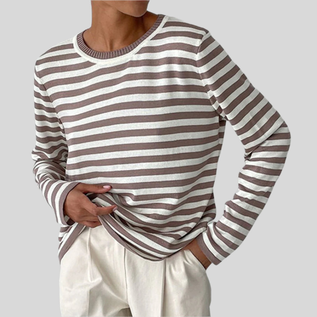 Skylar | Damen Gestreifter Pullover | Sommer