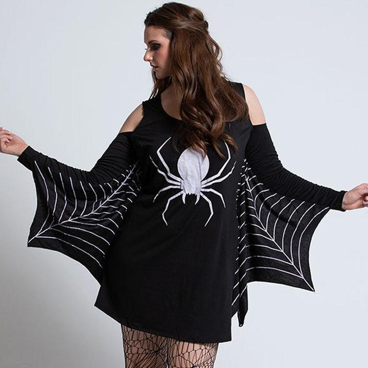 Gothic Spider Halloween Kostüm-Kleid | Mini