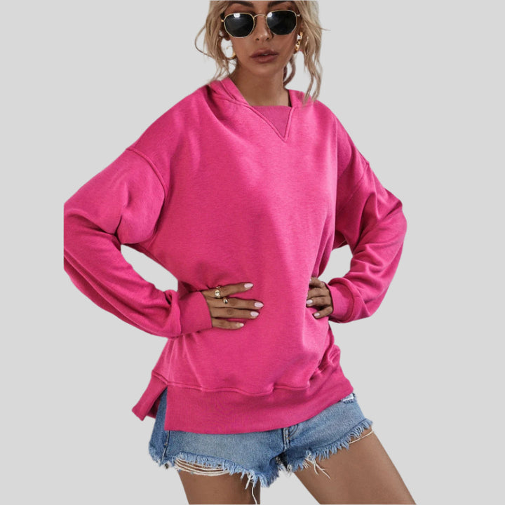 Liorah | Damen Gemütlicher Übergroßer Sweatshirt | Kapuze