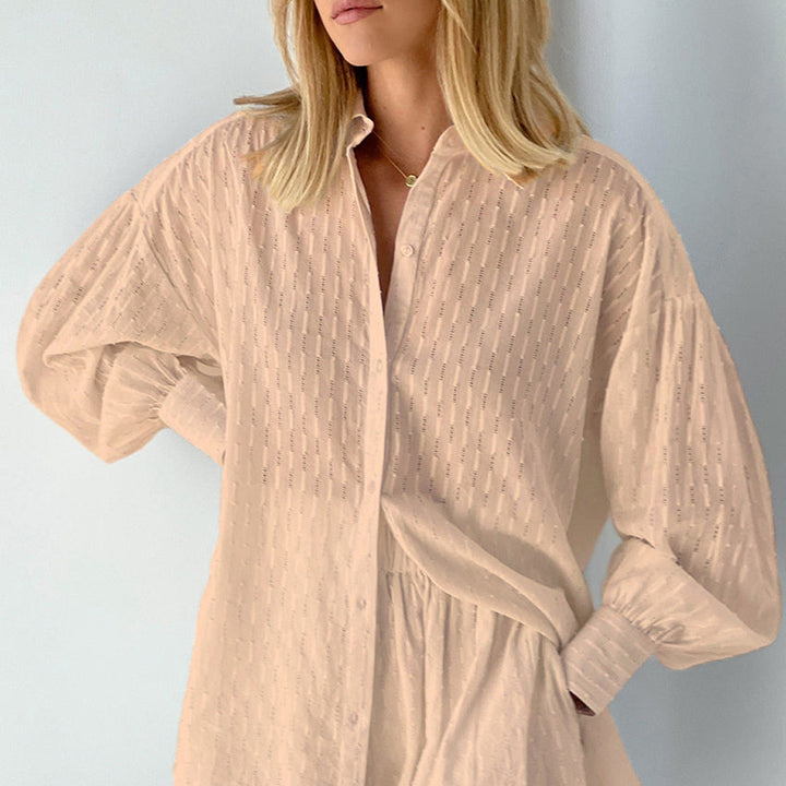 Elegantes Hemd-und-Shorts-Set | Leichtgewichtig