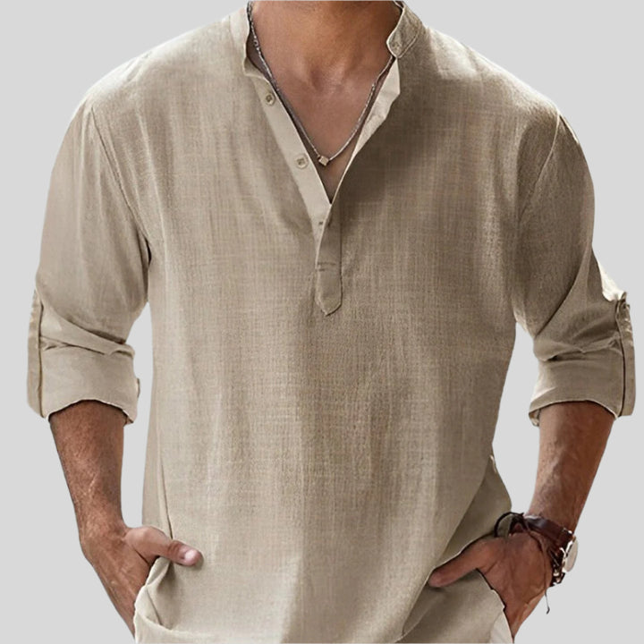 Philipp | Herren Elegantes Sommerhemd | Langarm