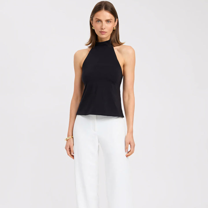 Elegantes Rückenfreies Top | Ärmellos