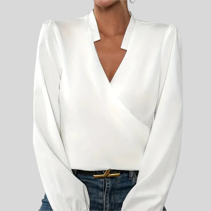 Elegante Bluse mit Langen Ärmeln | Sommer