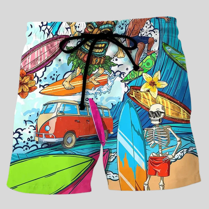Emil | Herren Bequem Bade Kurze Hosen | Sommer