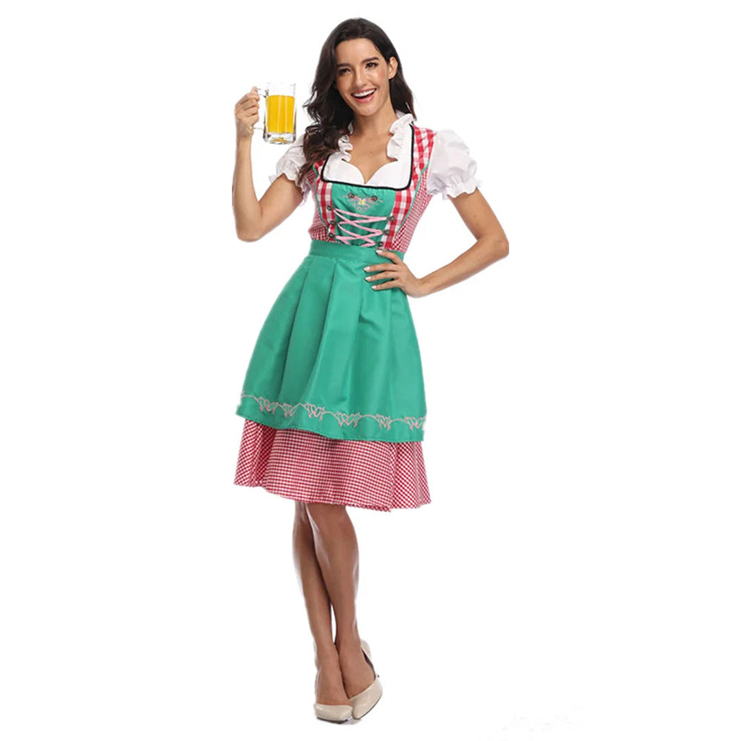 Traditionelles Oktoberfest Dirndl Kleid | Mini