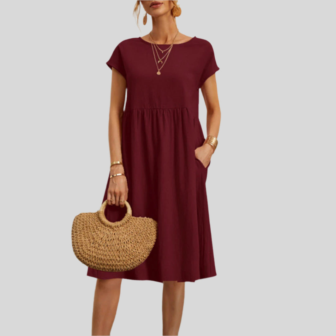 Quinn | Damen Elegantes Sommerkleid | Midi