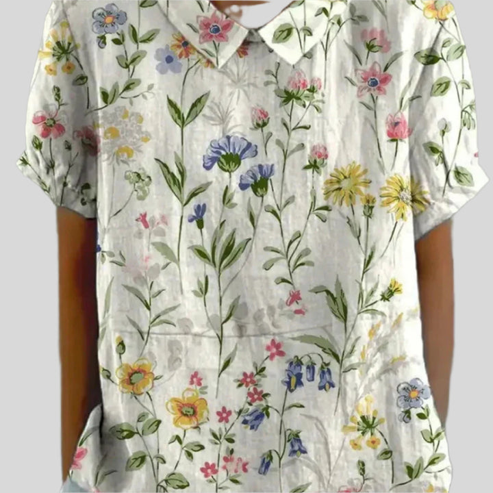 Elegante Blumen Bluse | Sommer