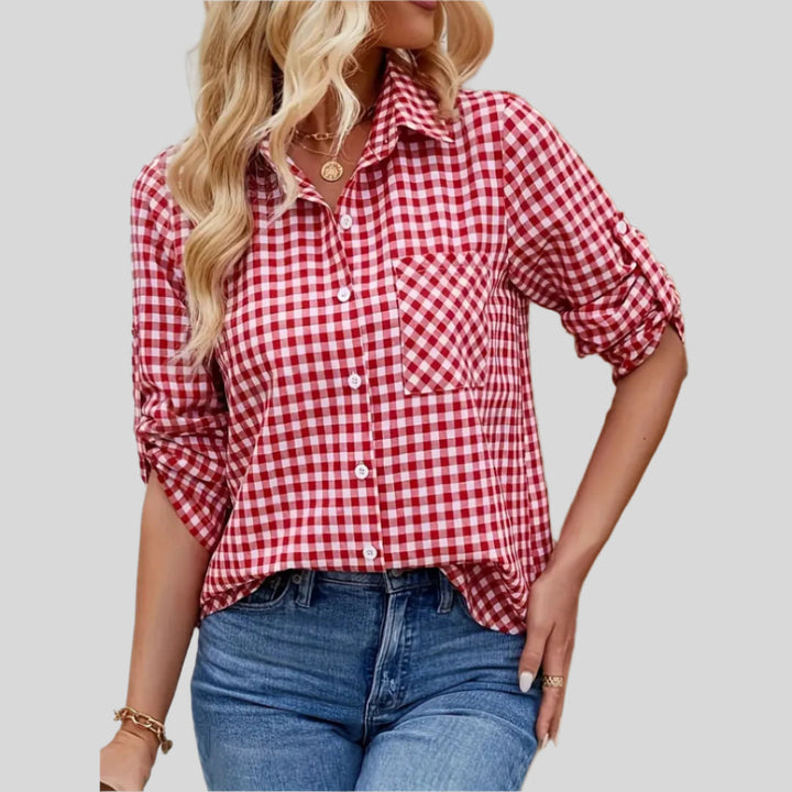 Lässiges Button-Down-Hemd | Lange Ärmel