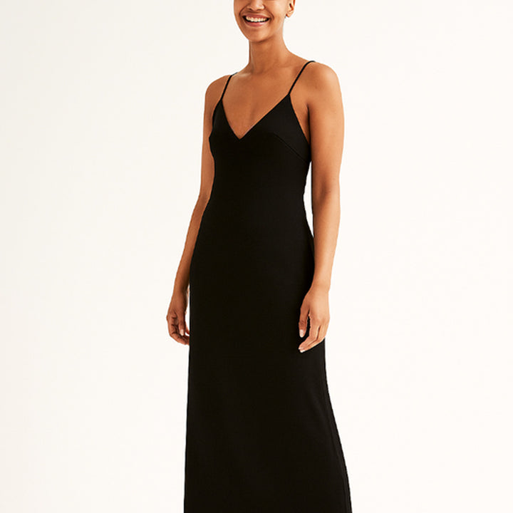 Elegantes Sommerkleid mit V-Ausschnitt | Midi