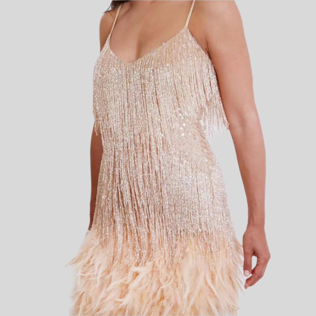 Irmgard | Damen Stilvolles Cocktailkleid | Mini