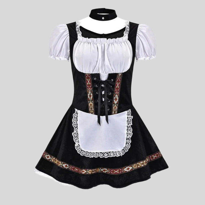 Elegantes Mini-Dirndl für das Oktoberfest | Kurzarmlig und stilvoll