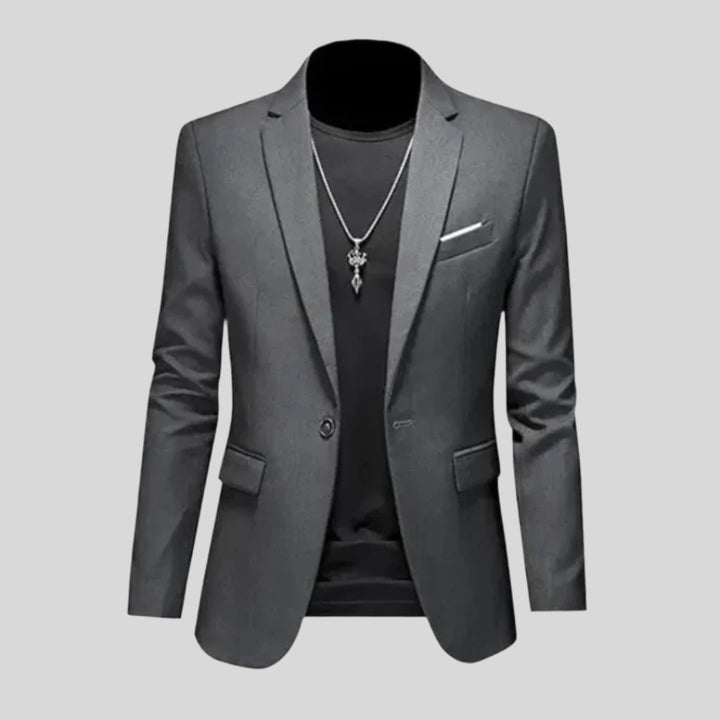 Campbell | Herren Klassischer Formeller Blazer | Langarm