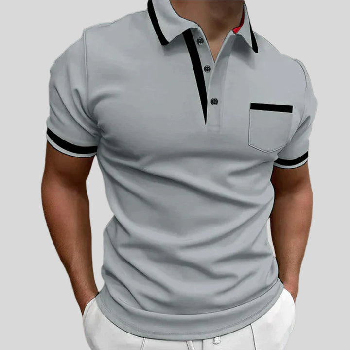 Sven | Herren Elegantes Kurzarm Polo Shirt | Sommer