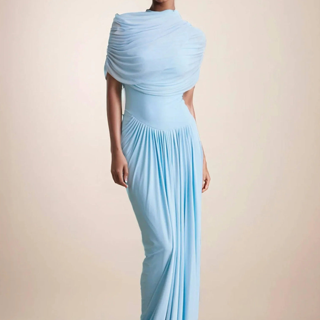 Elegant Drapiertes Kleid | Maxi
