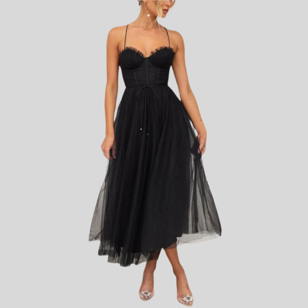 Loira | Damen Elegant Sommerkleid | Dehnbar