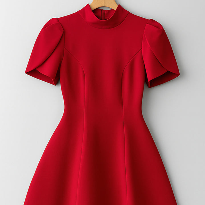Stilvolles Sommerkleid mit Puffärmeln | Mini