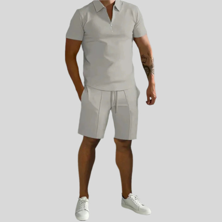 Halin | Herren Moderner Sommer-Set | Mit Kurzer Hose