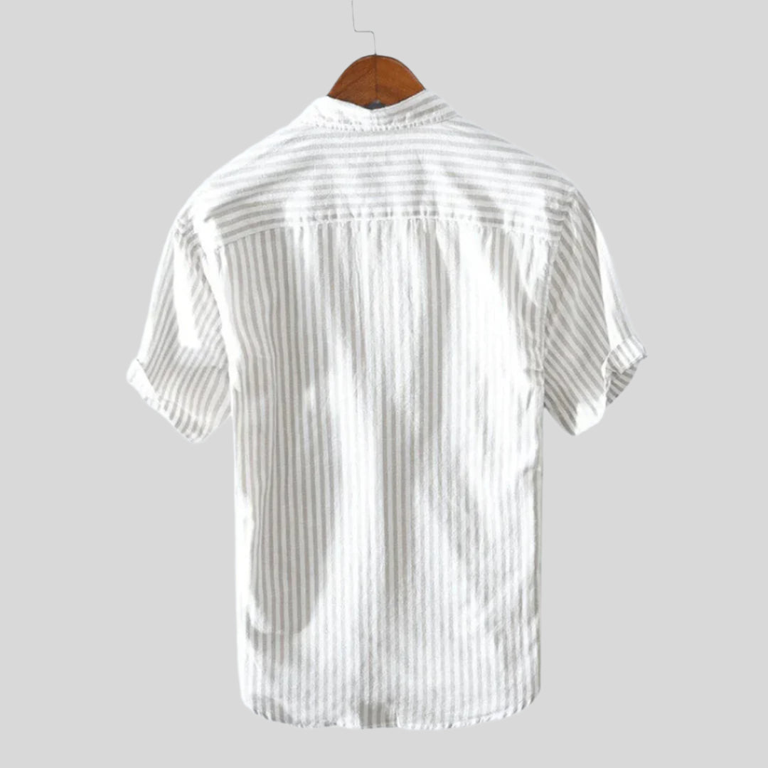 Torsten | Herren Elegantes Knopfleiste Hemd | Kurzarm