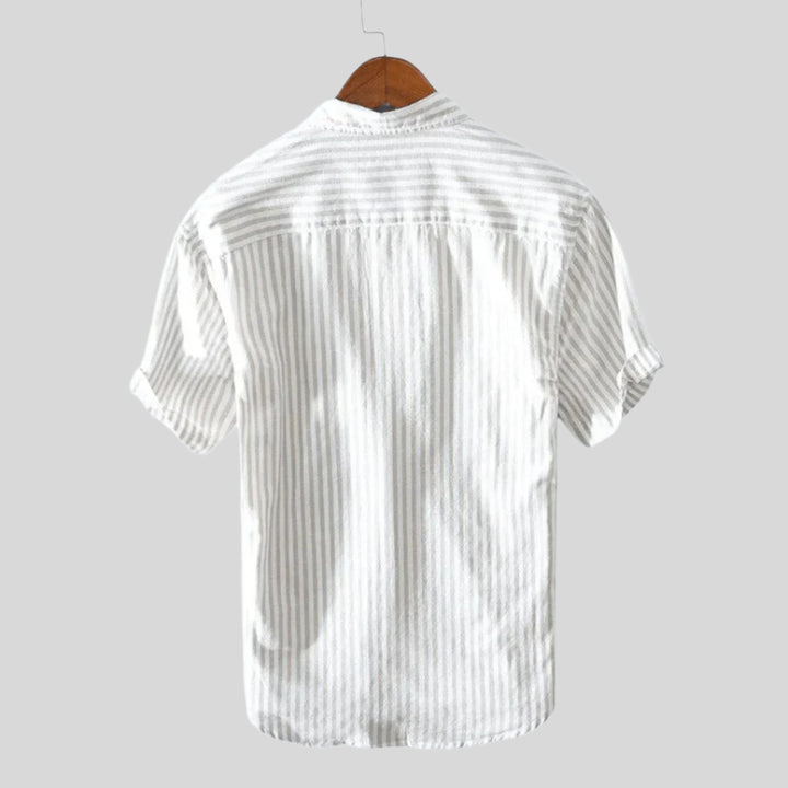 Torsten | Herren Elegantes Knopfleiste Hemd | Kurzarm