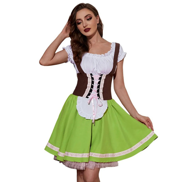 Deutsches Trachten-Dirndl für das Oktoberfest | Mini
