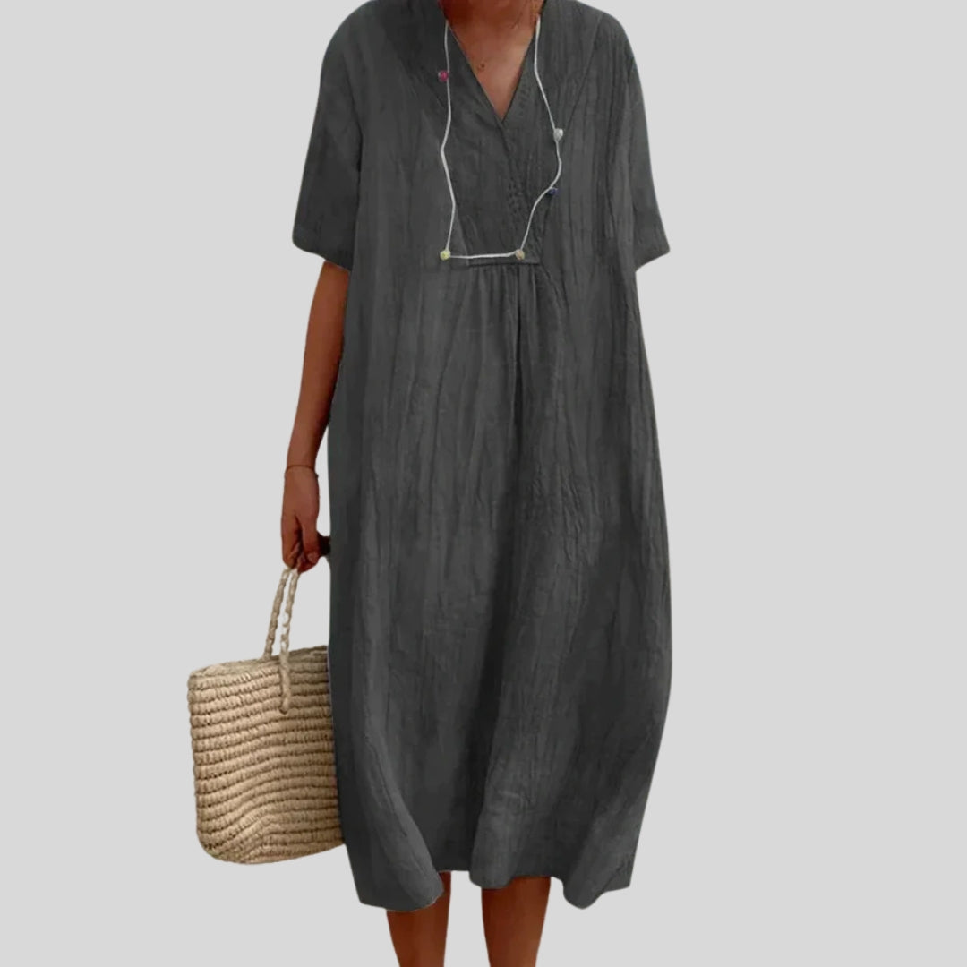 Elegantes Sommerkleid | Midi