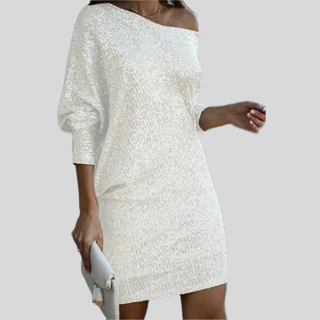 Chloe | Damen Elegant Eine Schulter Kleid | Mini
