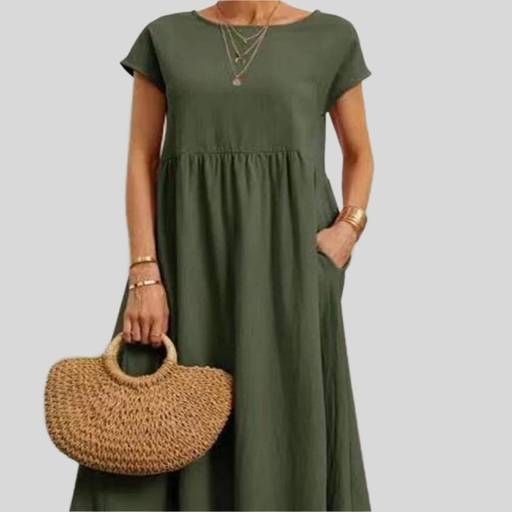 Michaela | Damen Stylisches Sommerkleid | Maxi