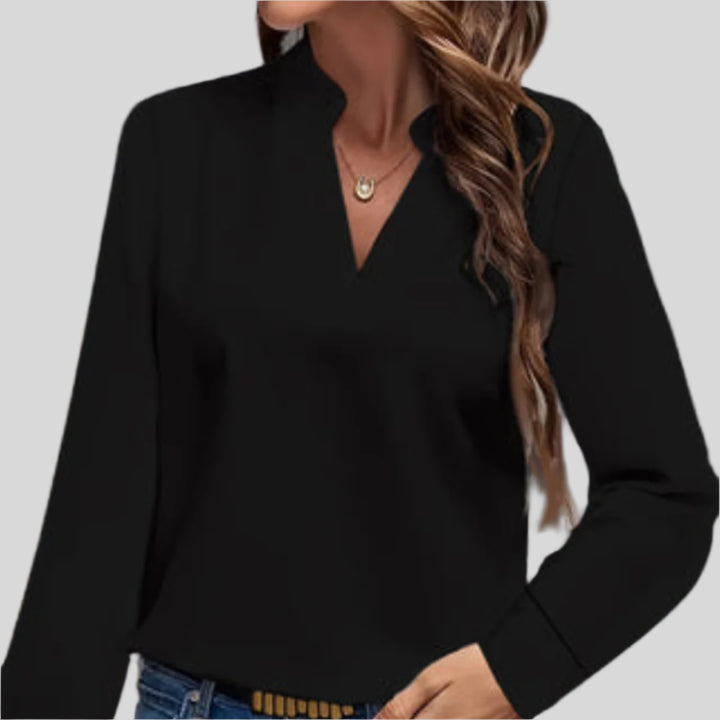 Lisette | Damen Langarm Bluse | Elegante
