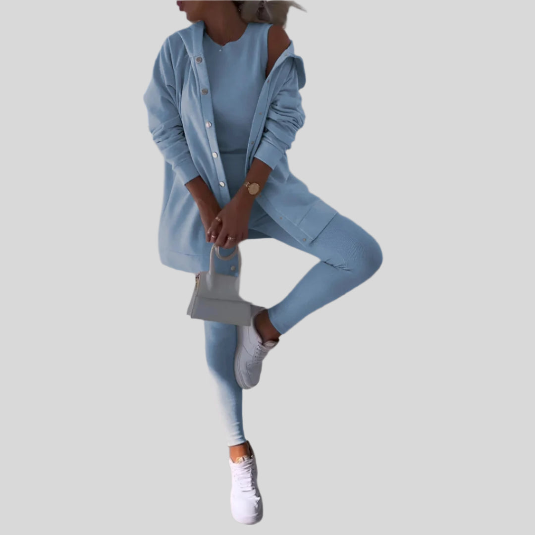 Anna | Damen 3 Teiliges Lounge Set | Stilvoll