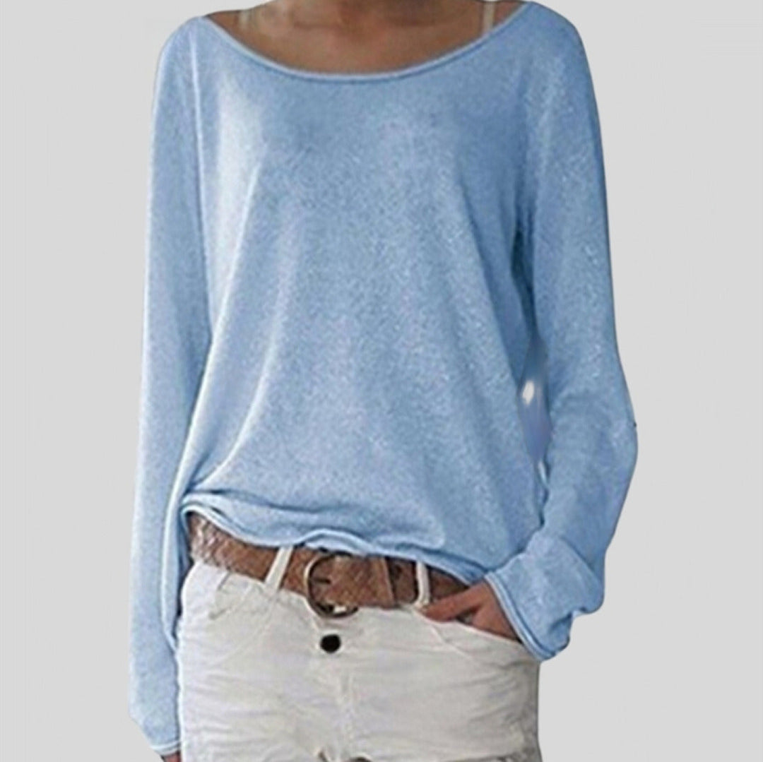 Eleganter Sommerpullover | Rundhals