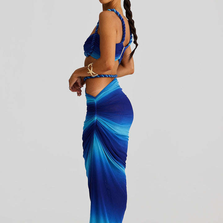 Elegantes Zweiteiliges Kleid-Set | Sommer
