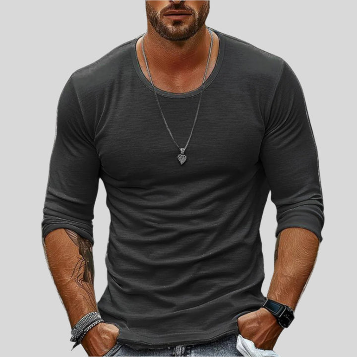 Yigit | Herren Langarm T Hemd | Stilvoll