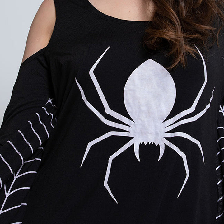 Gothic Spider Halloween Kostüm-Kleid | Mini