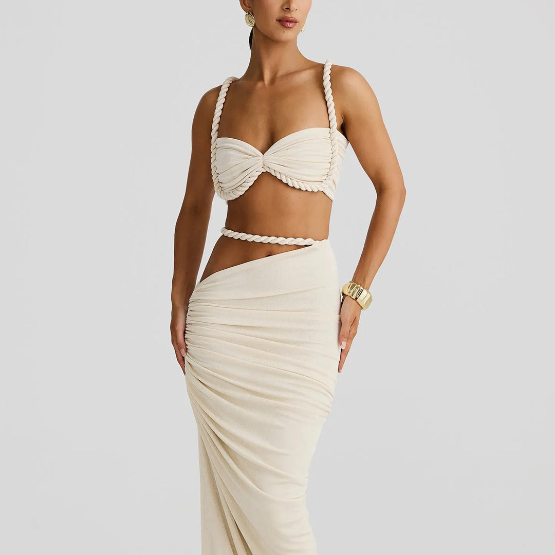 Elegantes Zweiteiliges Kleid-Set | Sommer