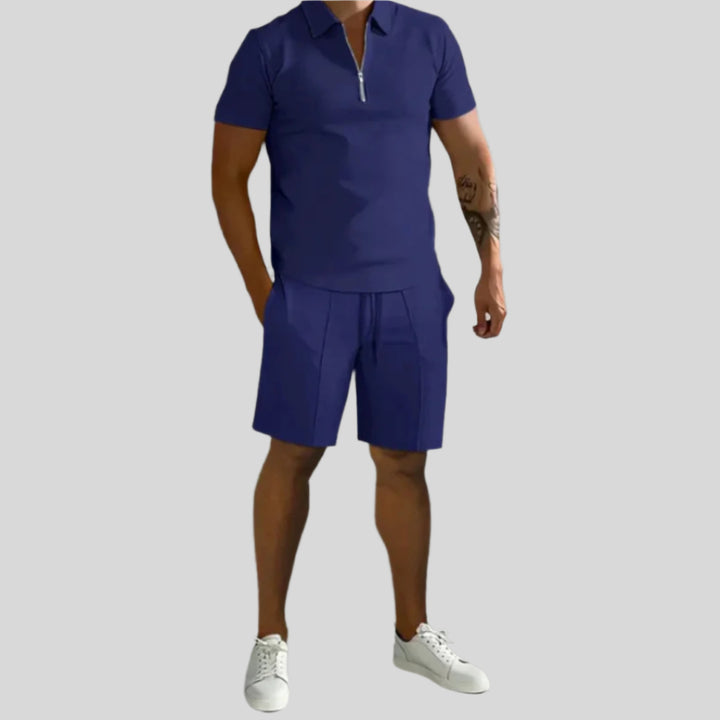 Halin | Herren Moderner Sommer-Set | Mit Kurzer Hose