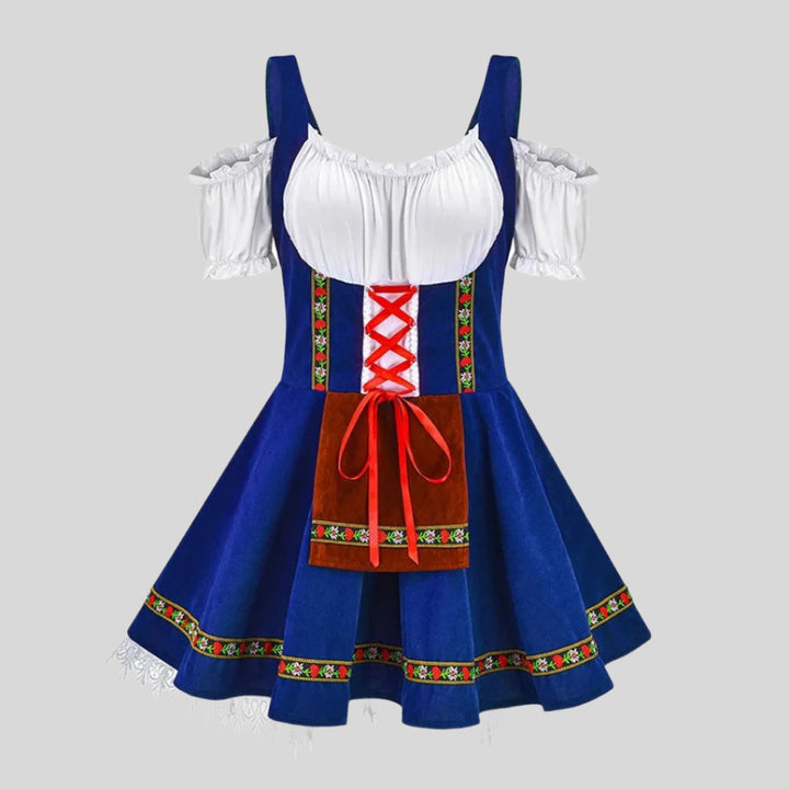 Elegantes Mini-Dirndl für das Oktoberfest | Kurzarmlig und stilvoll