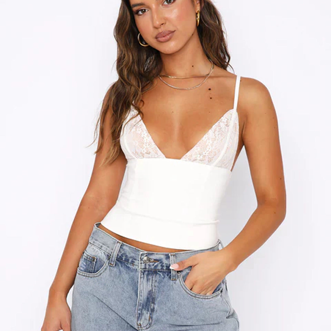 Elegantes Ärmelloses Top | Sommer