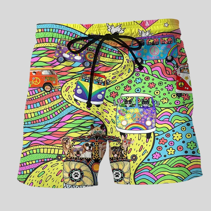 Emil | Herren Bequem Bade Kurze Hosen | Sommer