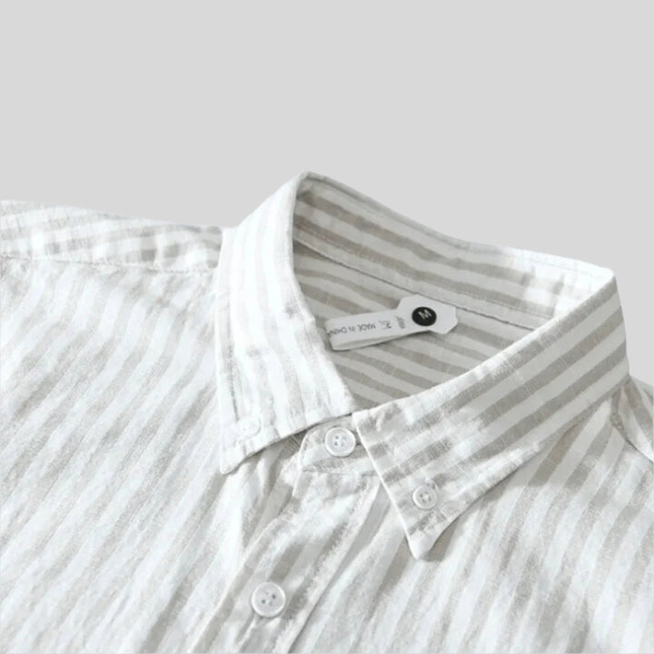 Torsten | Herren Elegantes Knopfleiste Hemd | Kurzarm