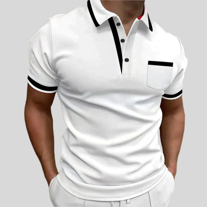 Sven | Herren Elegantes Kurzarm Polo Shirt | Sommer