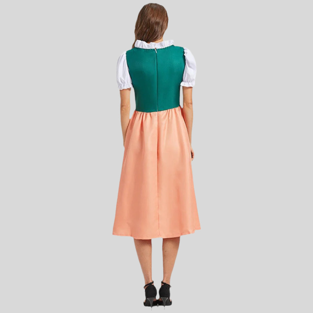 Elegantes Oktoberfest-Dirndl-Midikleid | Sommer