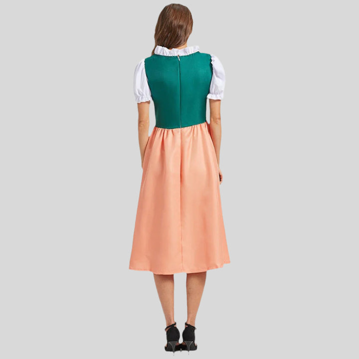 Elegantes Oktoberfest-Dirndl-Midikleid | Sommer