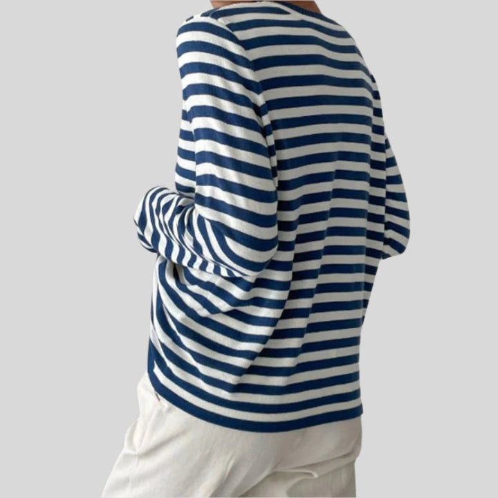 Skylar | Damen Gestreifter Pullover | Sommer
